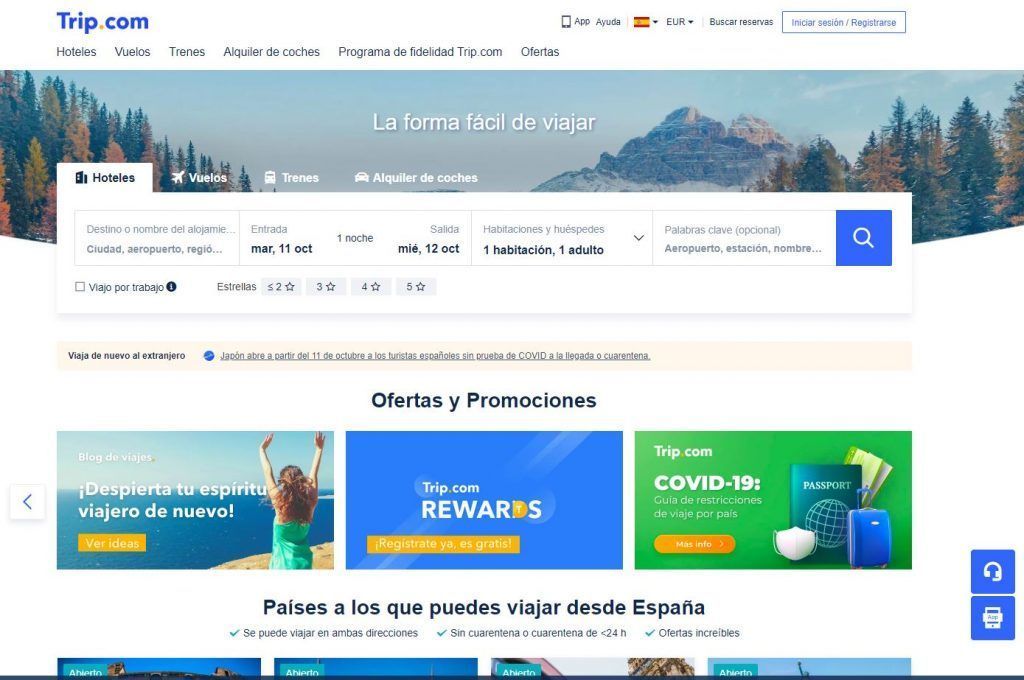trip.com il modo più semplice per viaggiare