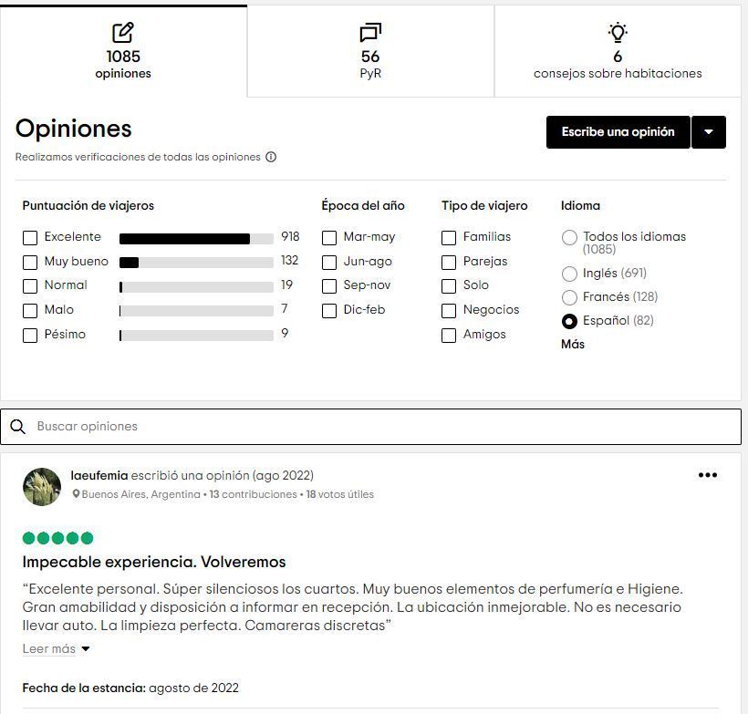 tutorial como reservar vuelos baratos con Tripadvisor ejemplo