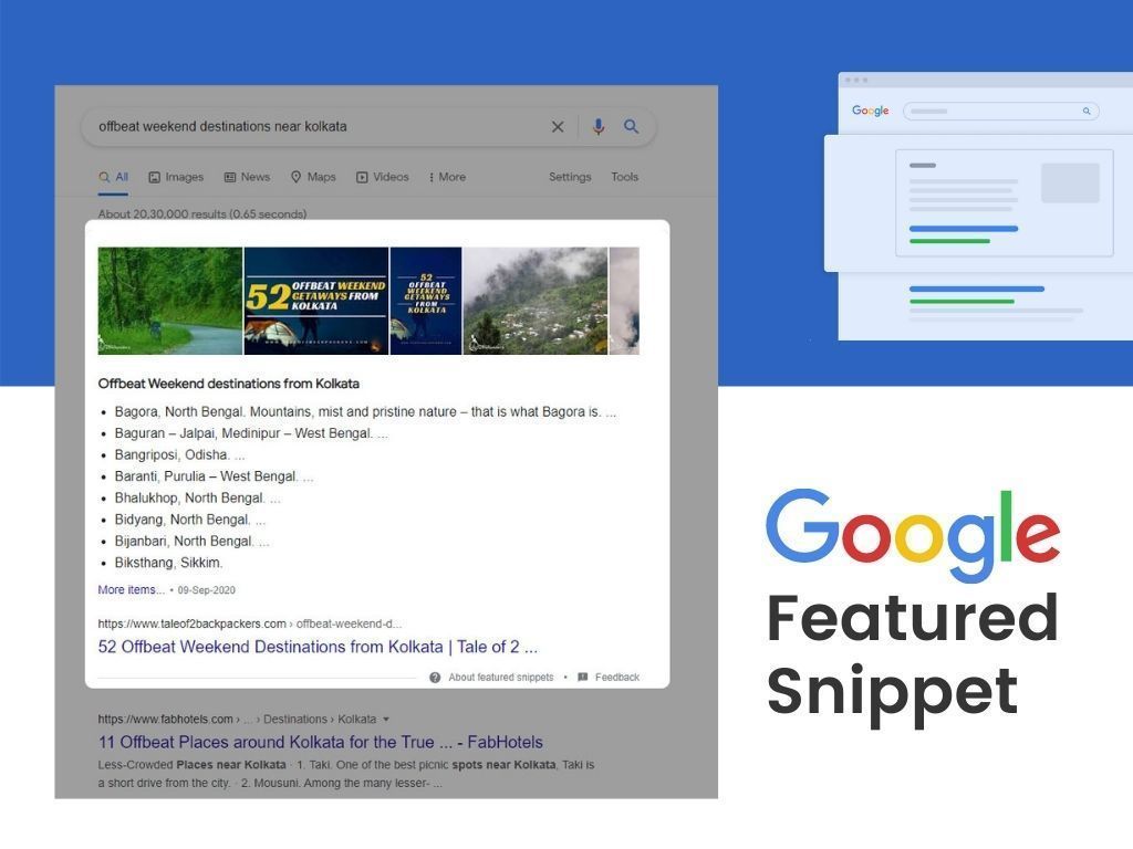 Snippet destacado de Google
