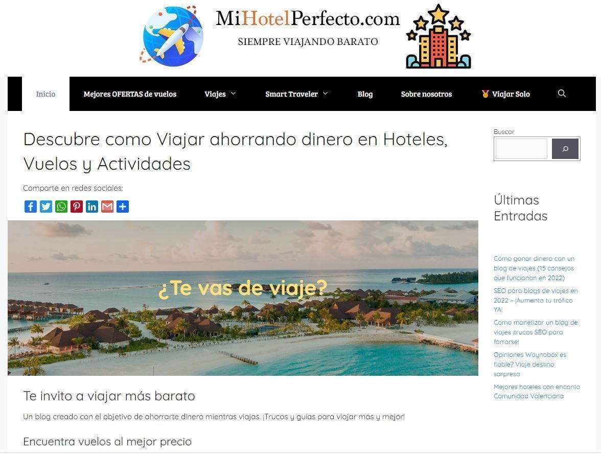 Cómo crear un blog de viajes